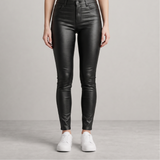 Luna | Slim-Fit Coated Damesbroek