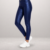 Luna | Slim-Fit Coated Damesbroek