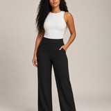 Selina | Luxe High-Waist Broek met Straight-Leg Fit