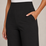 Selina | Luxe High-Waist Broek met Straight-Leg Fit