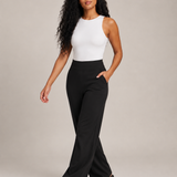 Selina | Luxe High-Waist Broek met Straight-Leg Fit