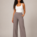 Selina | Luxe High-Waist Broek met Straight-Leg Fit