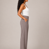 Selina | Luxe High-Waist Broek met Straight-Leg Fit