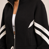 Lisa | Exclusieve Tweedelige Dames Set met Contrasterende Details