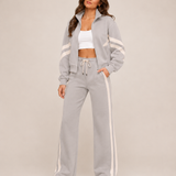 Lisa | Exclusieve Tweedelige Dames Set met Contrasterende Details