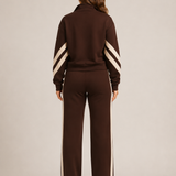 Lisa | Exclusieve Tweedelige Dames Set met Contrasterende Details