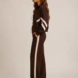 Lisa | Exclusieve Tweedelige Dames Set met Contrasterende Details