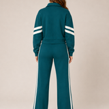 Lisa | Exclusieve Tweedelige Dames Set met Contrasterende Details