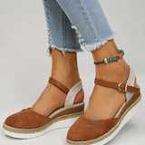 Estera – sandalen met gesloten neus en stevige zool voor dames