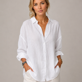 Vita – blouse met halsdetail going out top voor dames