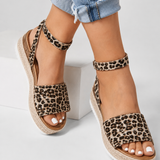 Mira – sandalen met hak en dierenprint voor dames