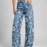 Olivia – wijde broek met print boho bloemen & patronen voor dames